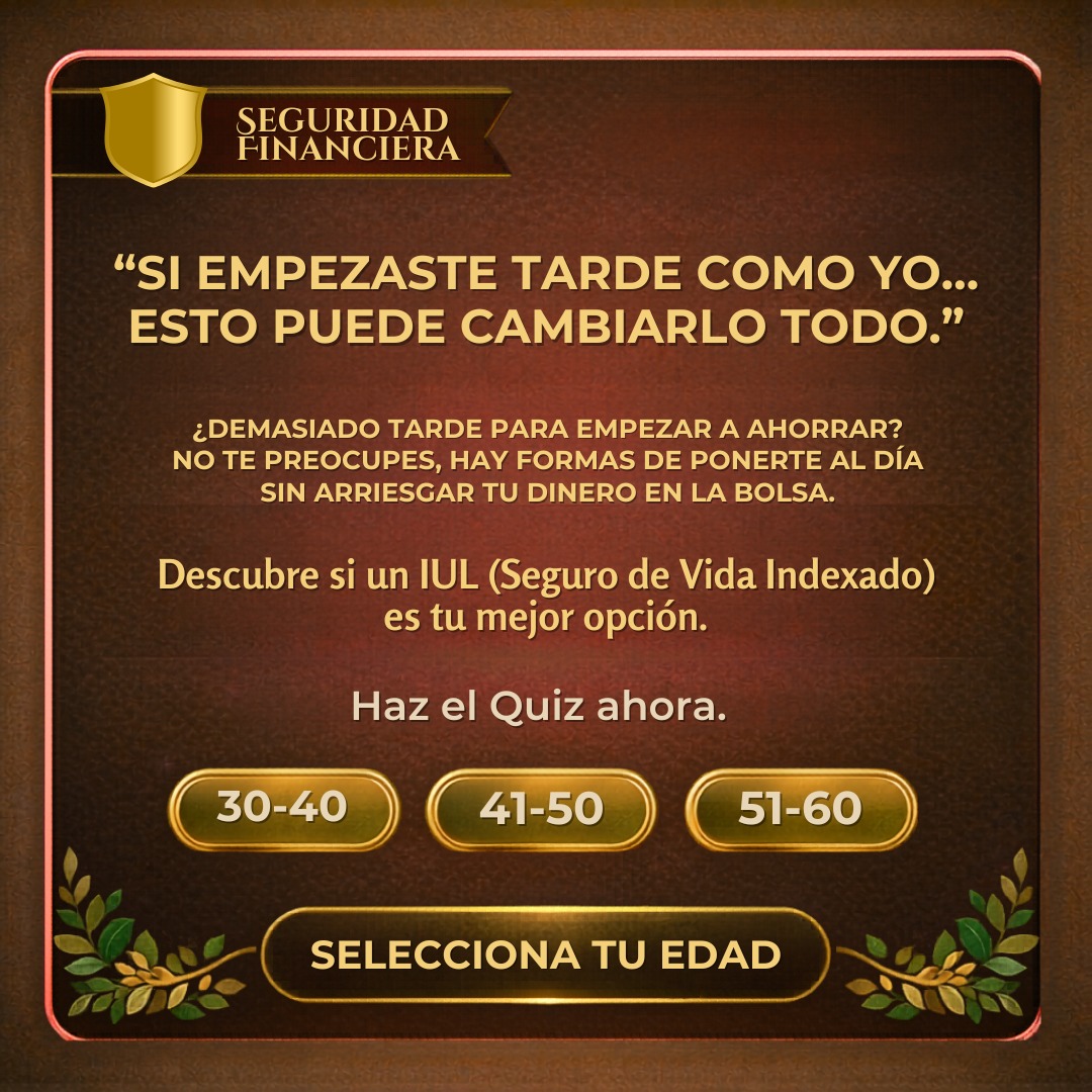 Infinite investments Facebook ad: Toma el cuestionario ahora