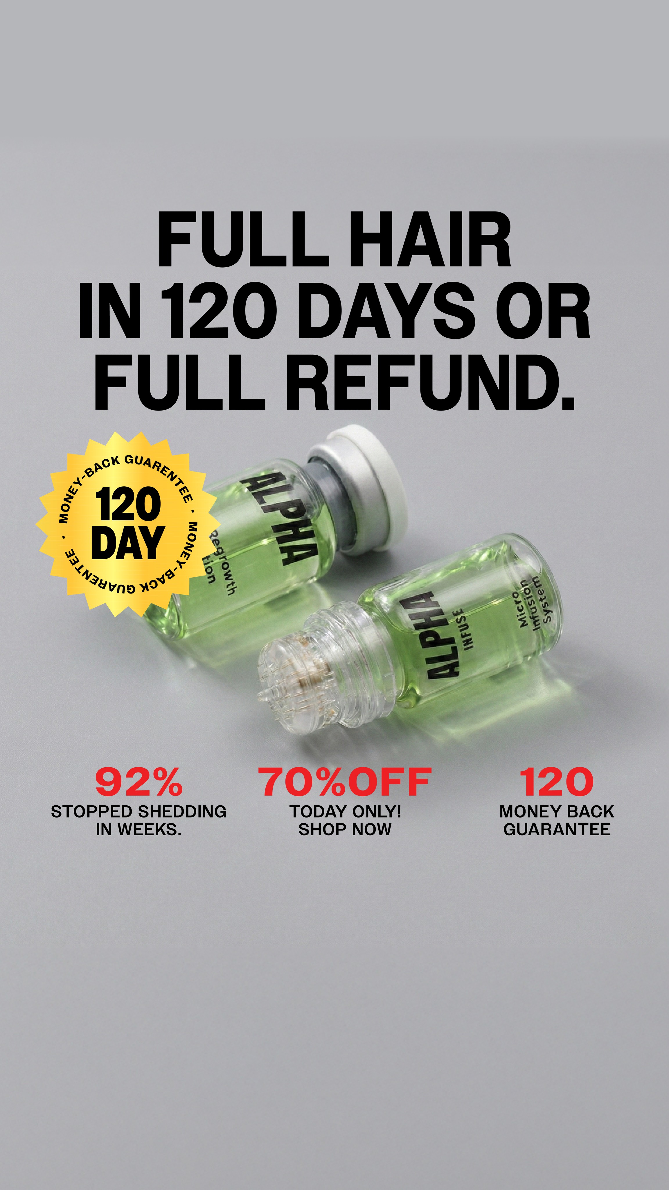 AlphaInfuse Facebook ad