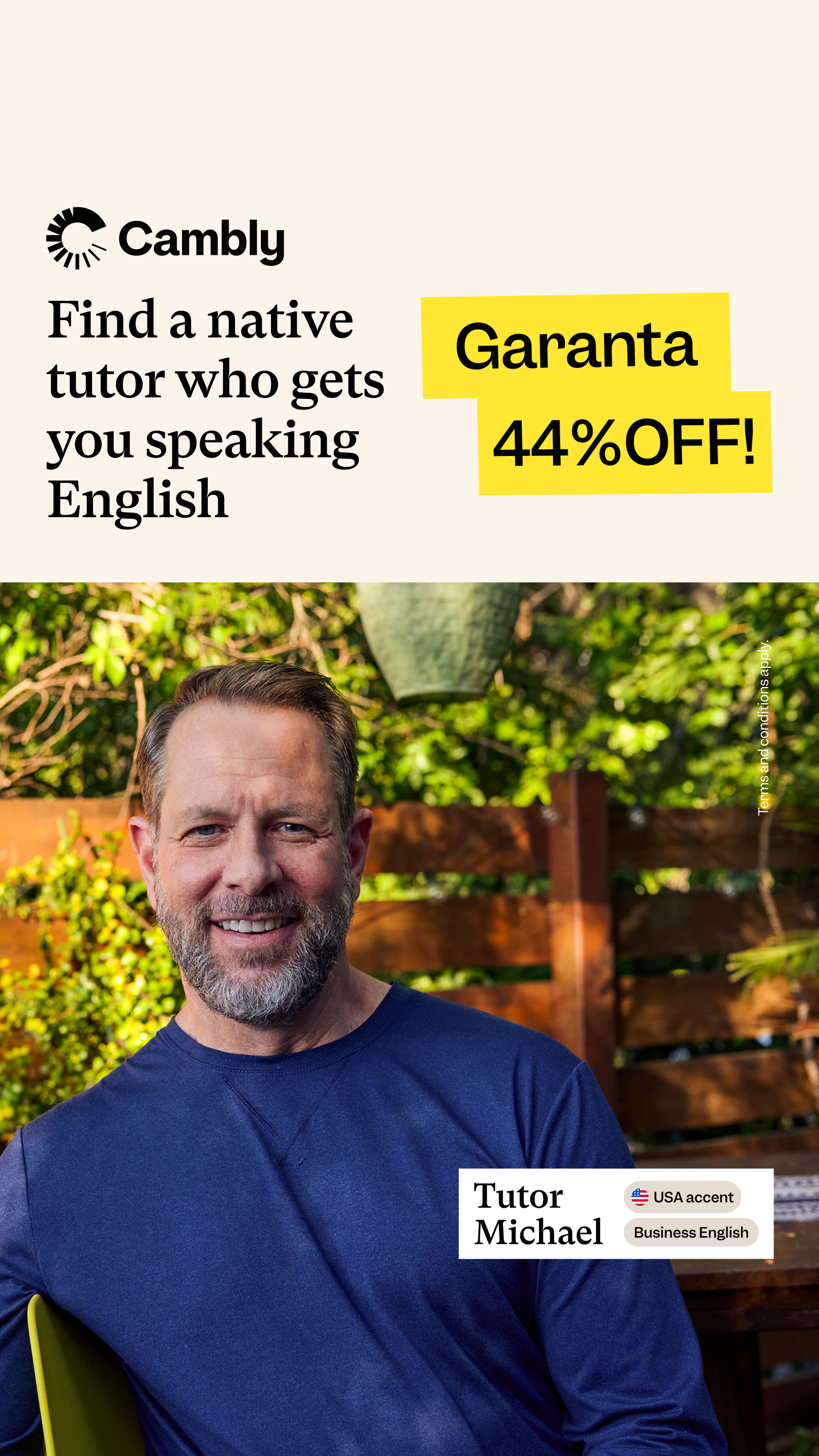 Cambly Brasil Facebook ad
