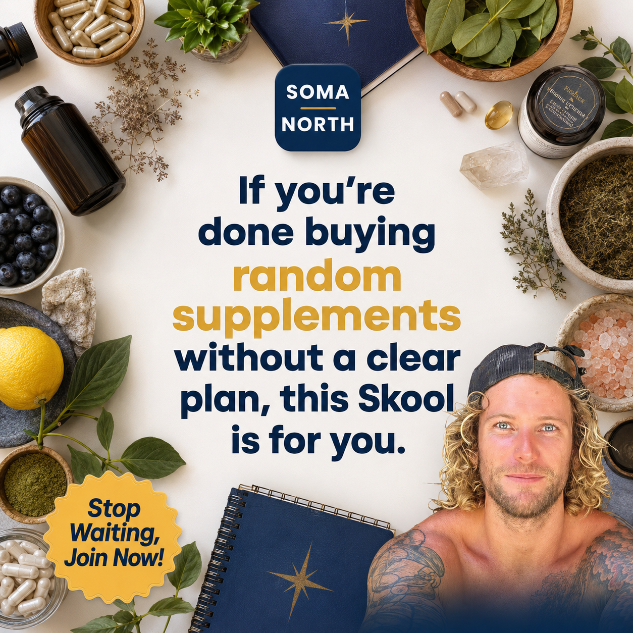 Skool Facebook ad