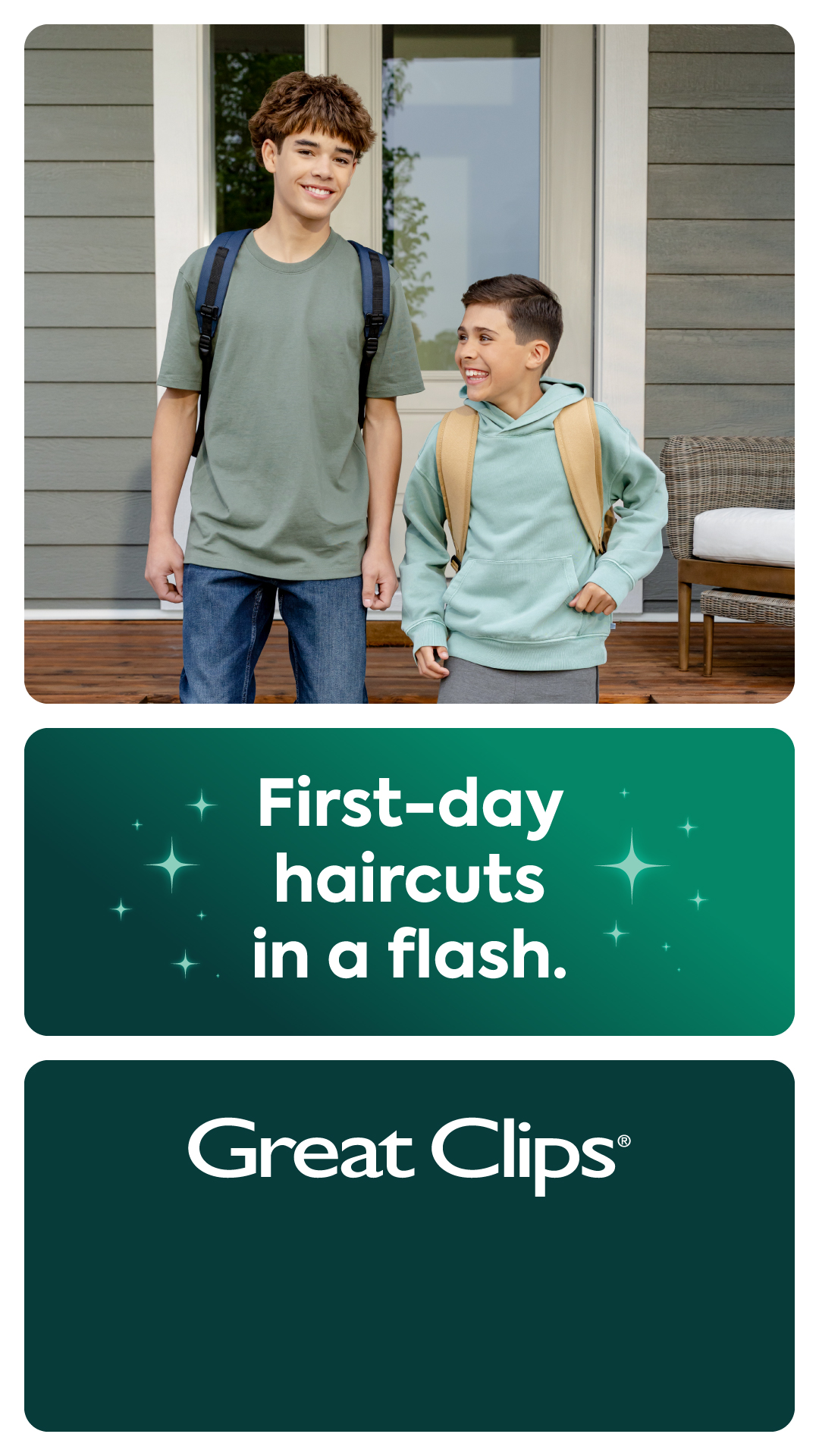 Great Clips Facebook ad from Jul 27, 2026