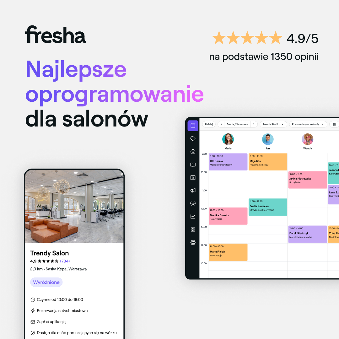 Fresha Facebook ad