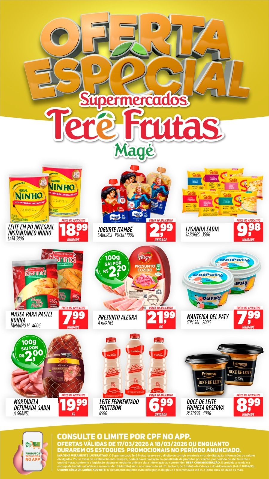 Super Terê Frutas Magé Facebook ad