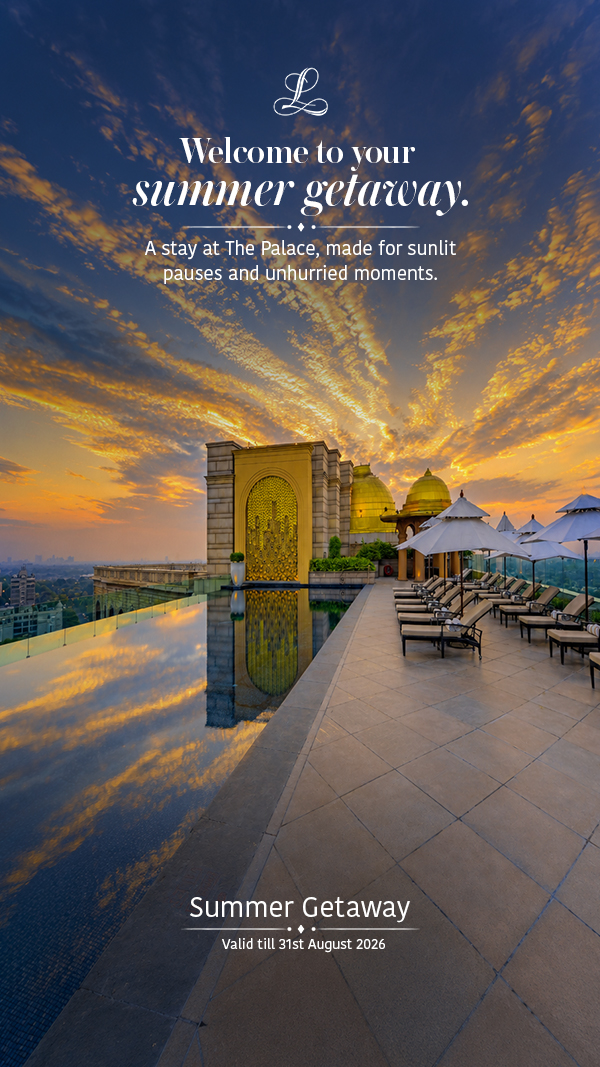 The Leela Palace New Delhi Facebook ad from Jun 3, 2026