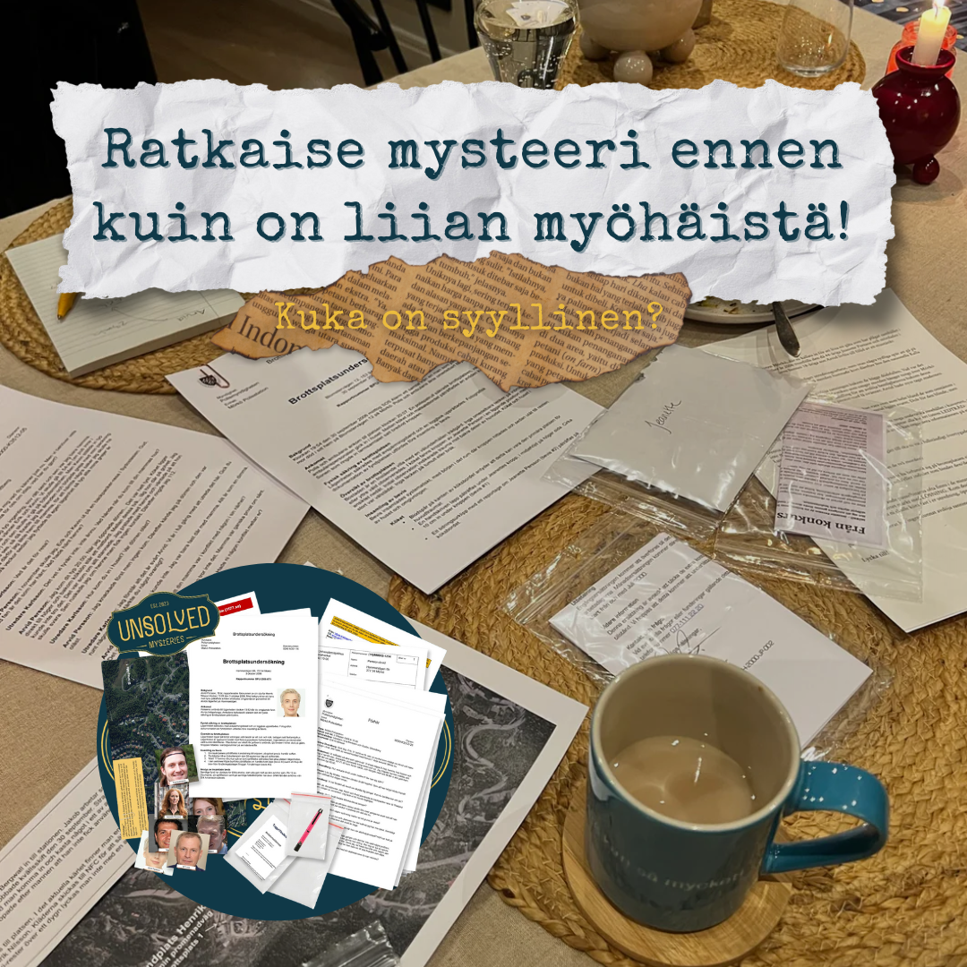 ARKIV by Unsolved - Murhamysteereitä ratkaistavaksi kotona Facebook ad