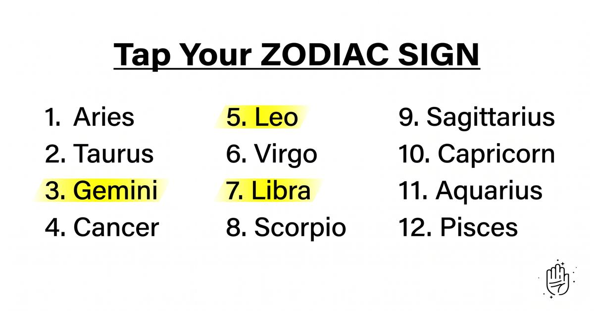 Zodiac Unveiled Daily Facebook ad