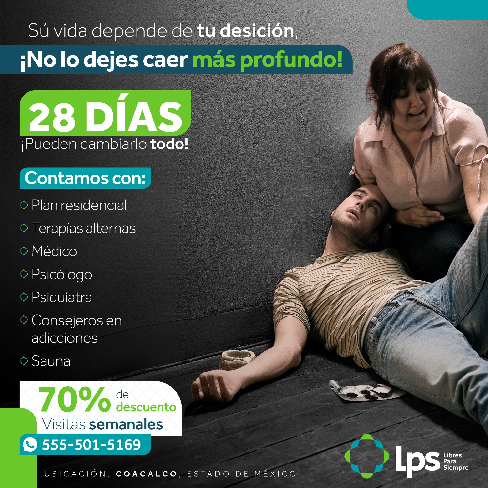 Clínica LPS Libres para Siempre Facebook ad: Ninguna madre debería vivir este dolor.
