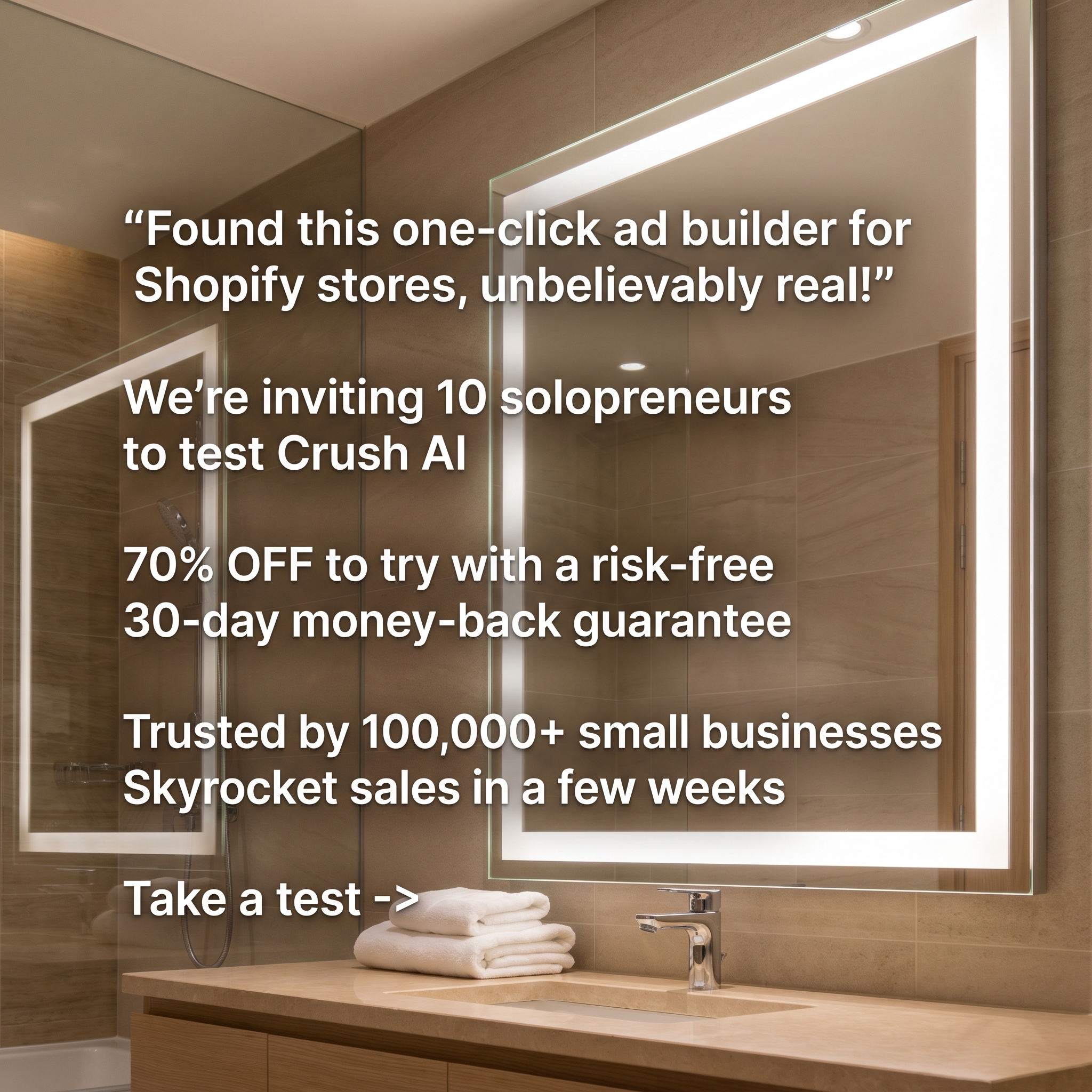 trycrush.ai Facebook ad