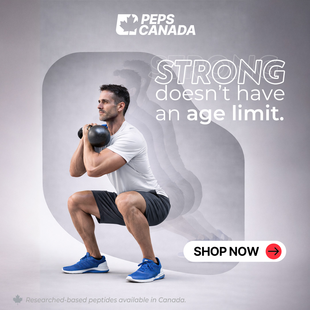 Peptides Canada Facebook ad from Jun 3, 2026
