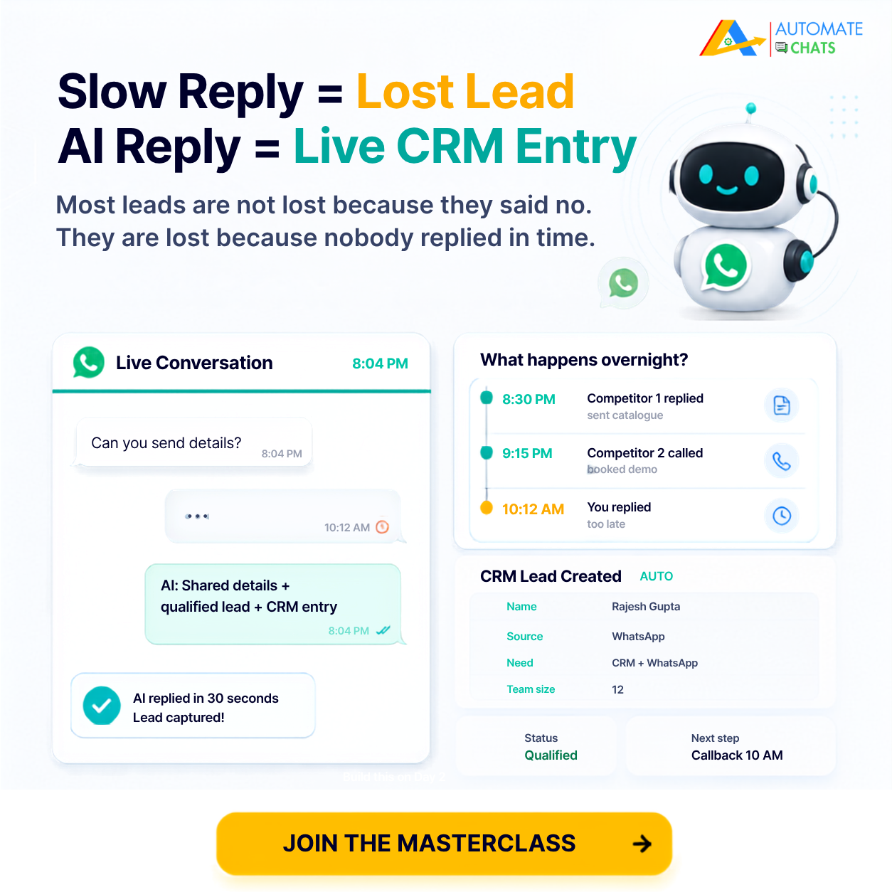 Automate Chats Facebook ad