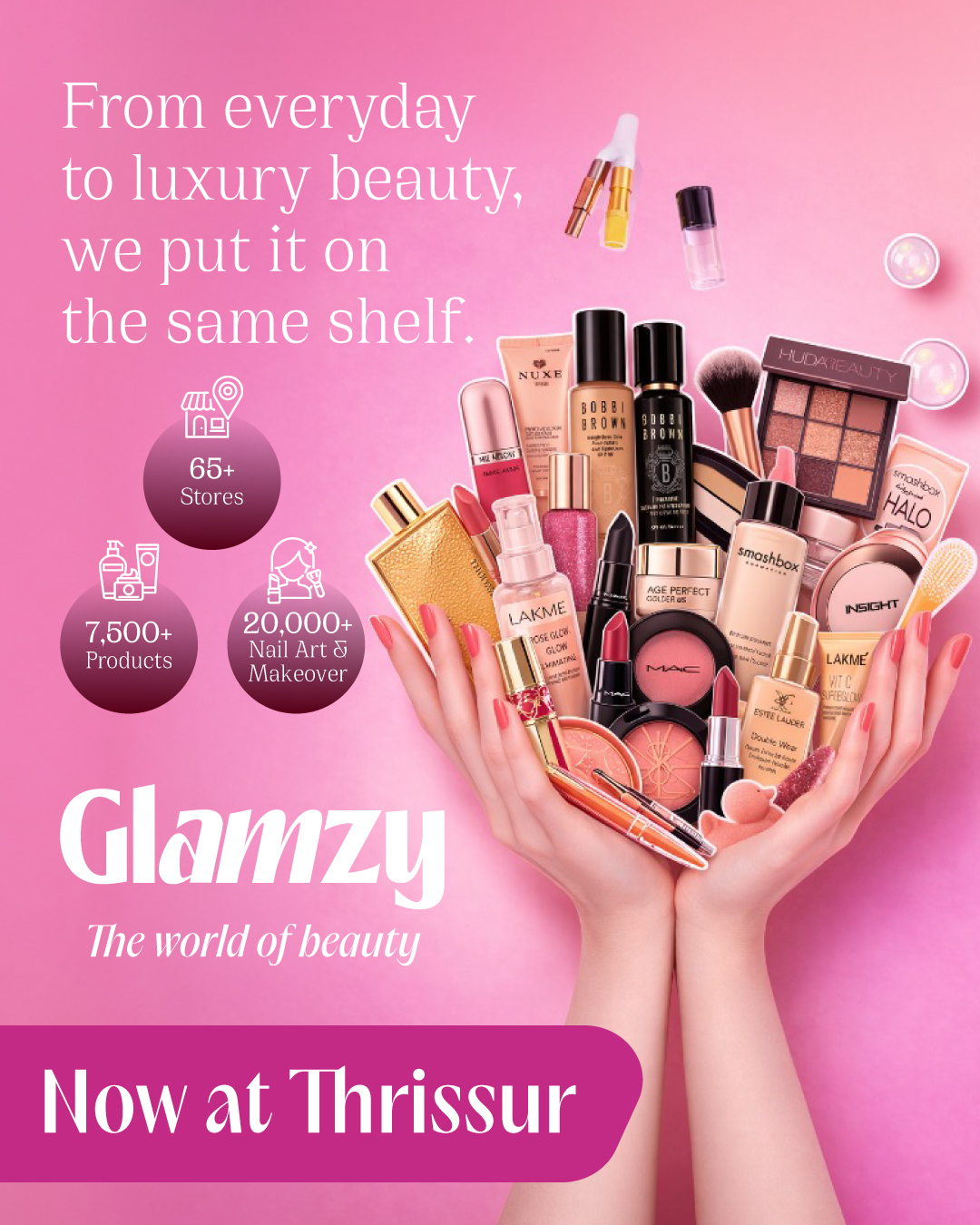 Glamzy Facebook ad: From everyday beauty to luxury glam,Get the full Glamzy…