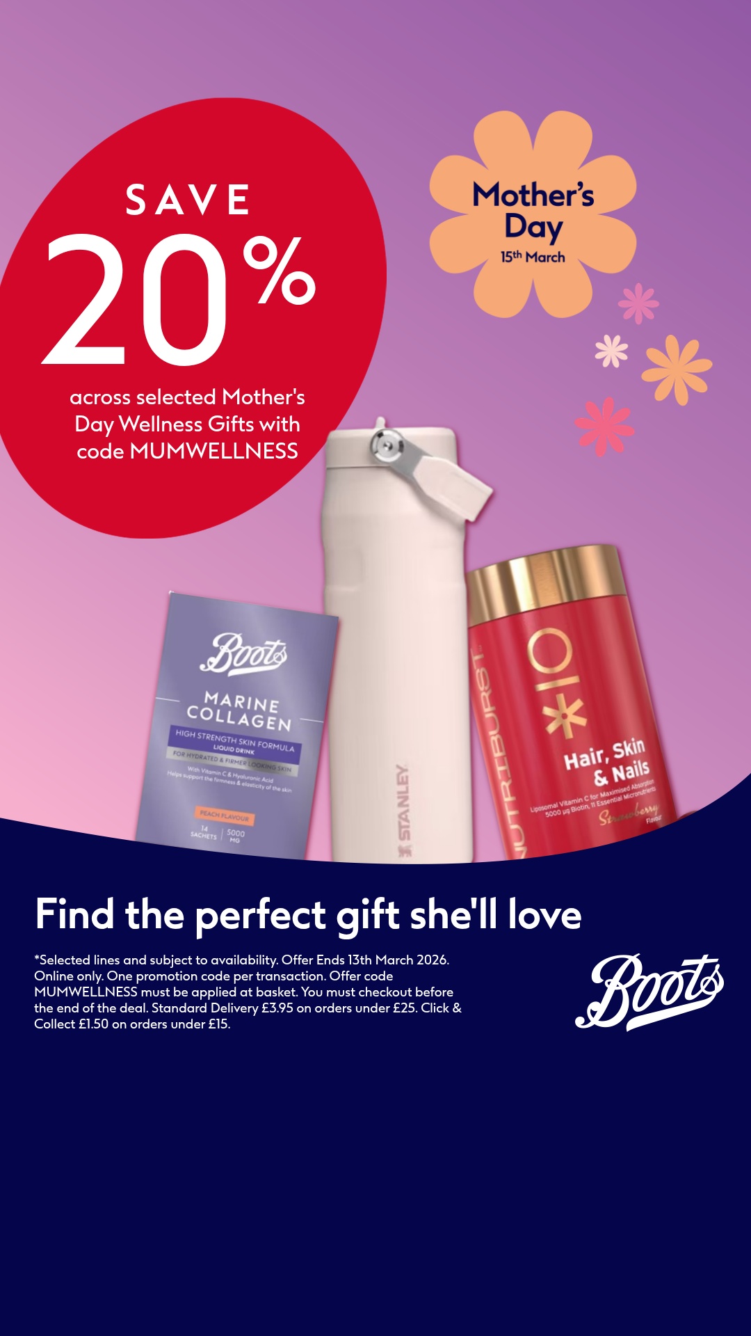 Boots UK Facebook ad