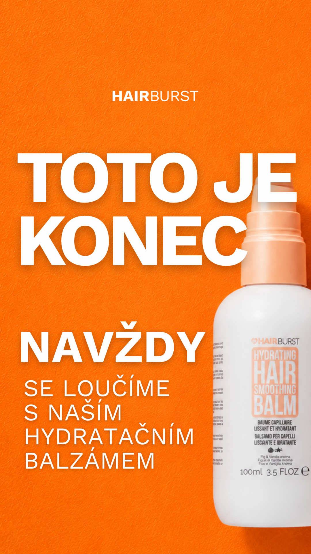 Hairburst Czech Republic Facebook ad
