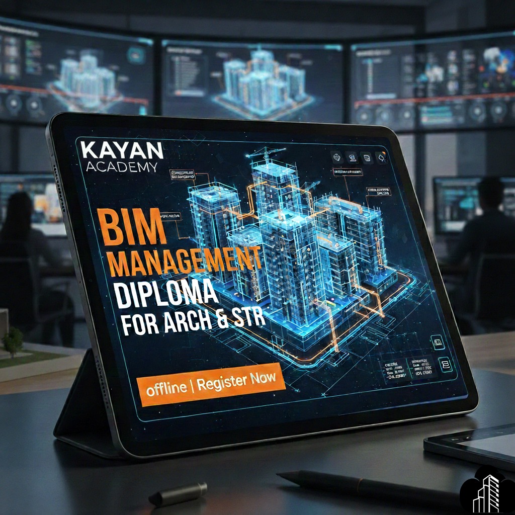 Kayan Academy Facebook ad: مش كل مشروع BIM بينجح بسبب قوة الموديل……