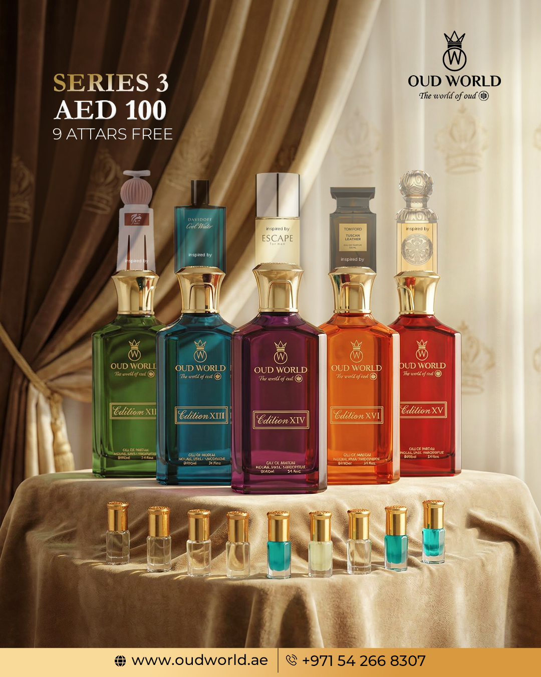 OUD WORLD DUBAI Facebook ad