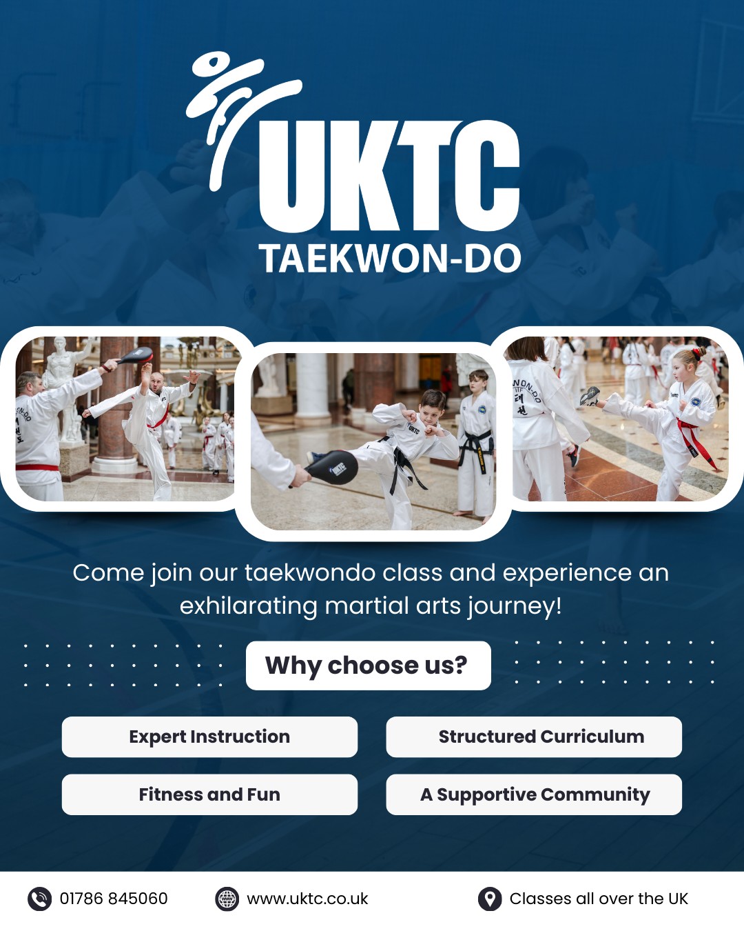 UKTC Taekwon-Do & Little Tiger Cubs Facebook ad: United Kingdom Taekwon-Do Council Martial Arts School | UKTC