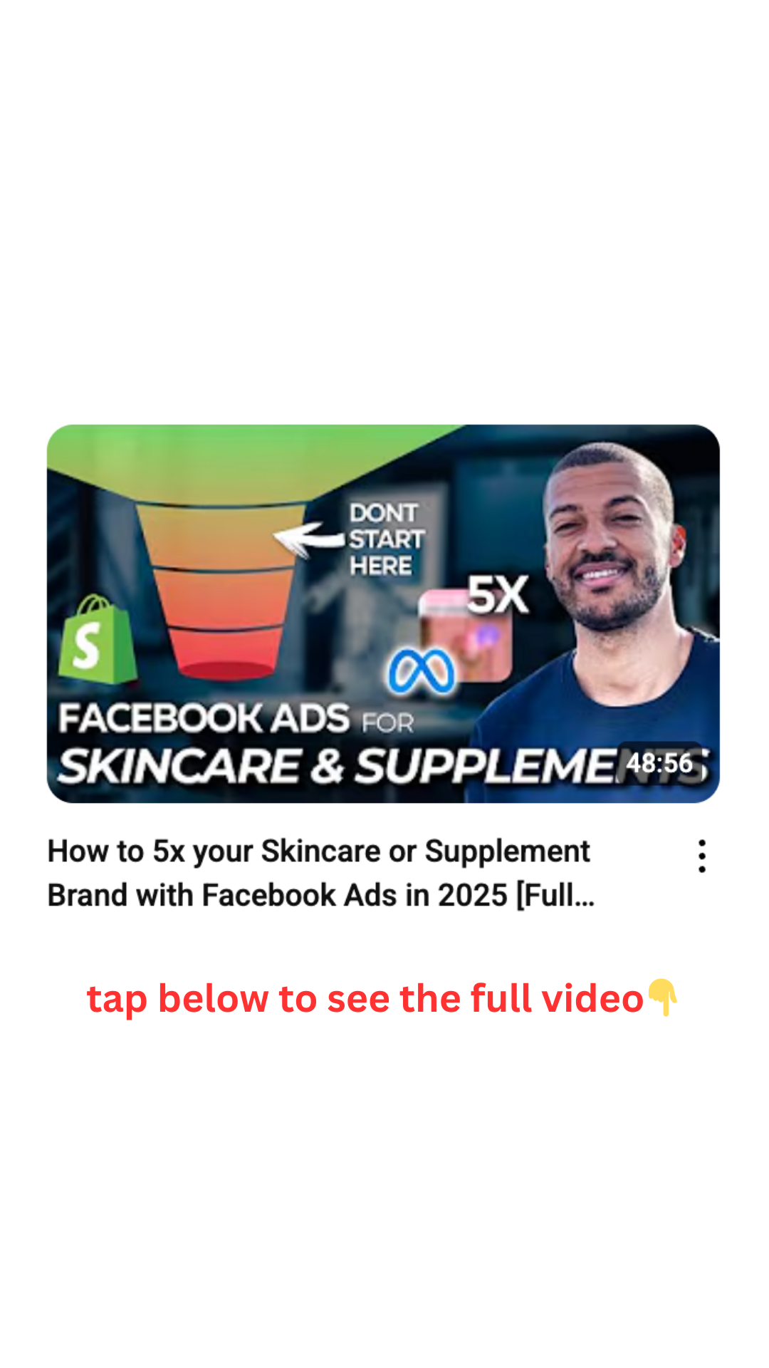 Marcus Zanquila Facebook ad