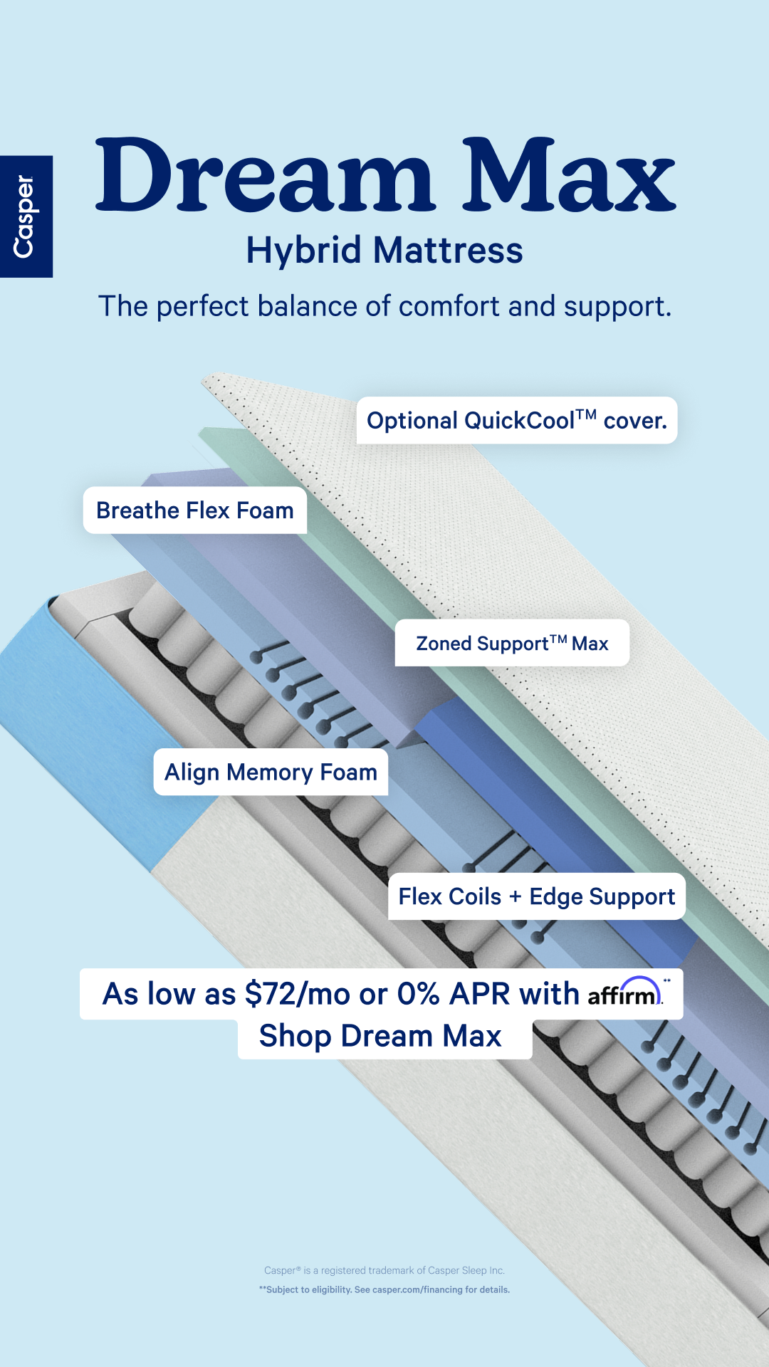 Casper Facebook ad