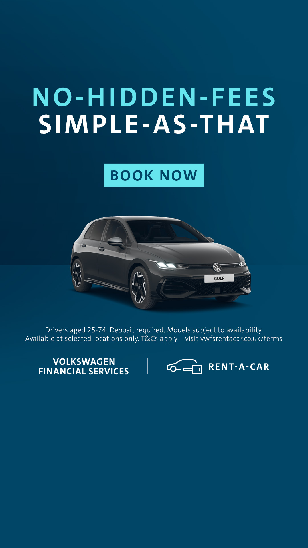VWFS Rent-a-Car Facebook ad from Jul 8, 2026