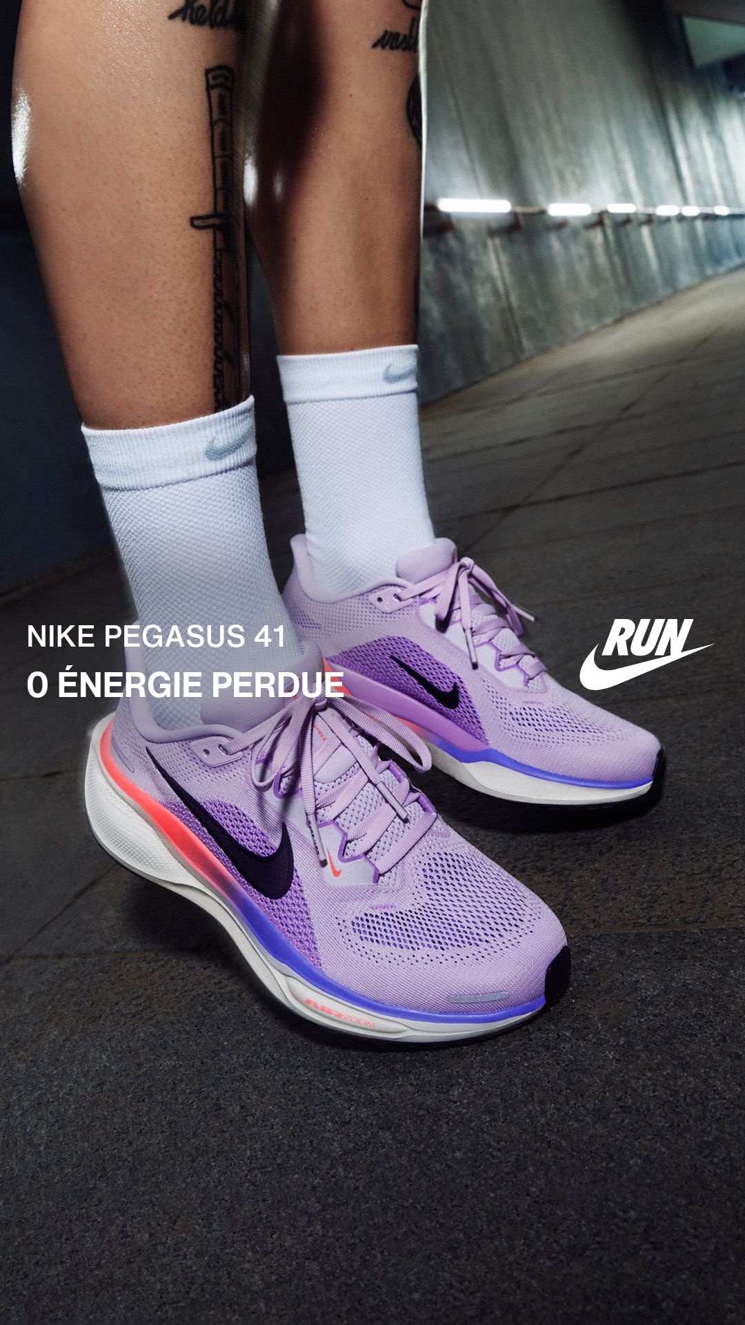 Nike Run Club Facebook ad