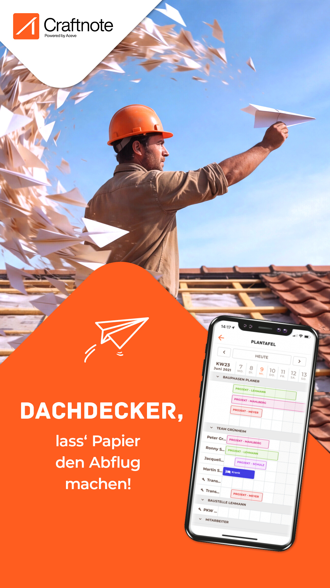 Craftnote - App für Handwerker Facebook ad