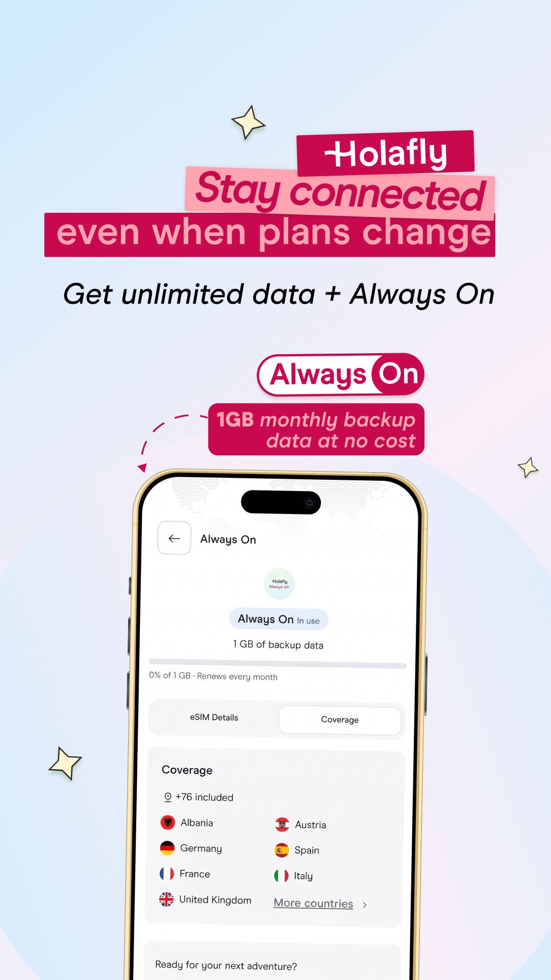 Holafly - English Facebook ad