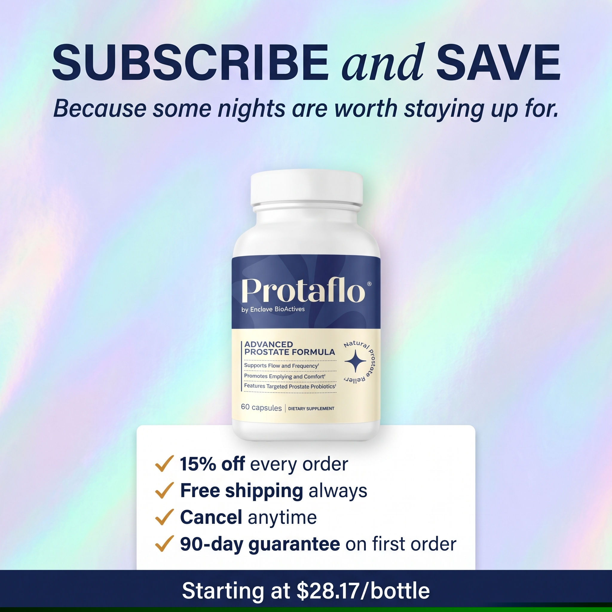 Protaflo Facebook ad
