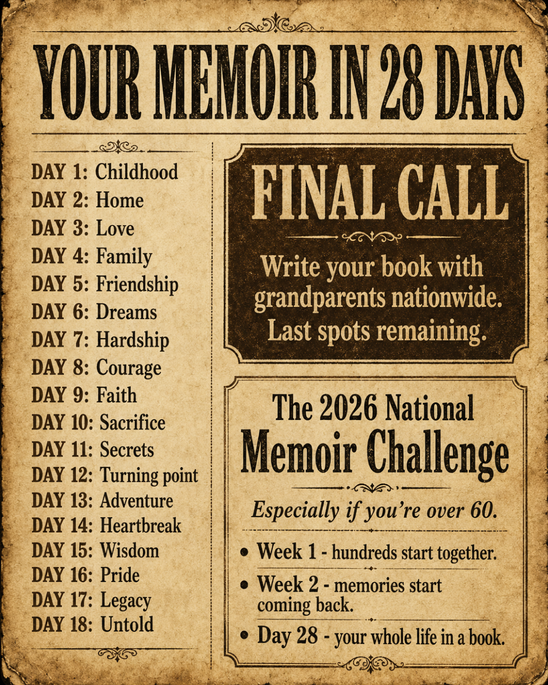 Memowrite Facebook ad