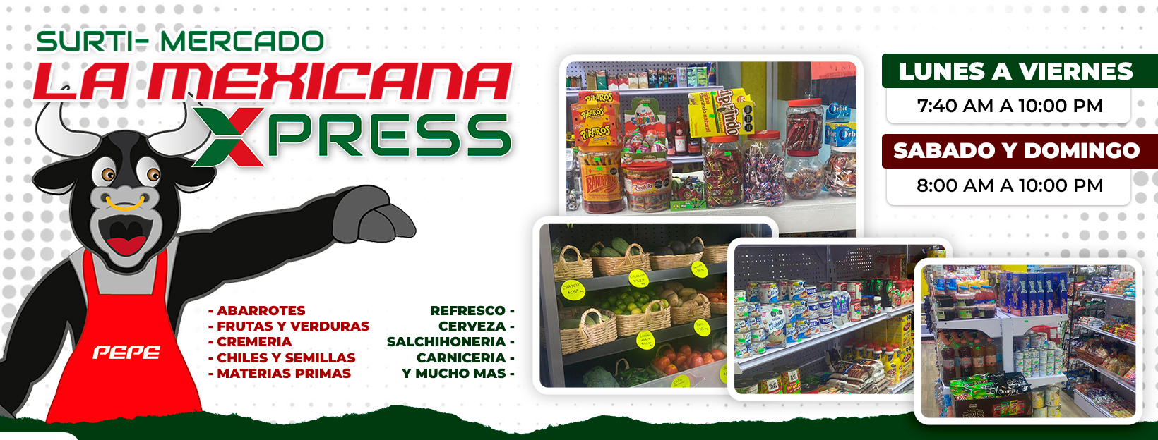 Surti-Mercado La Mexicana Xpress Facebook ad