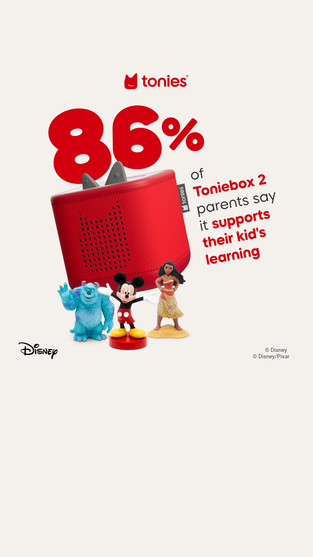 tonies Facebook ad: Discover the Toniebox 2