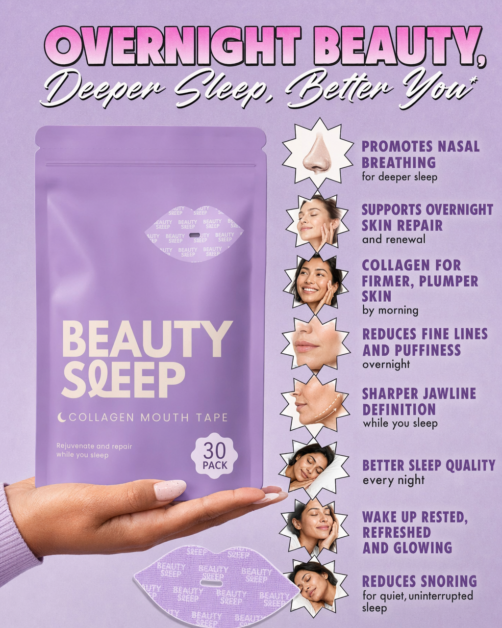 Beauty Sleep Facebook ad