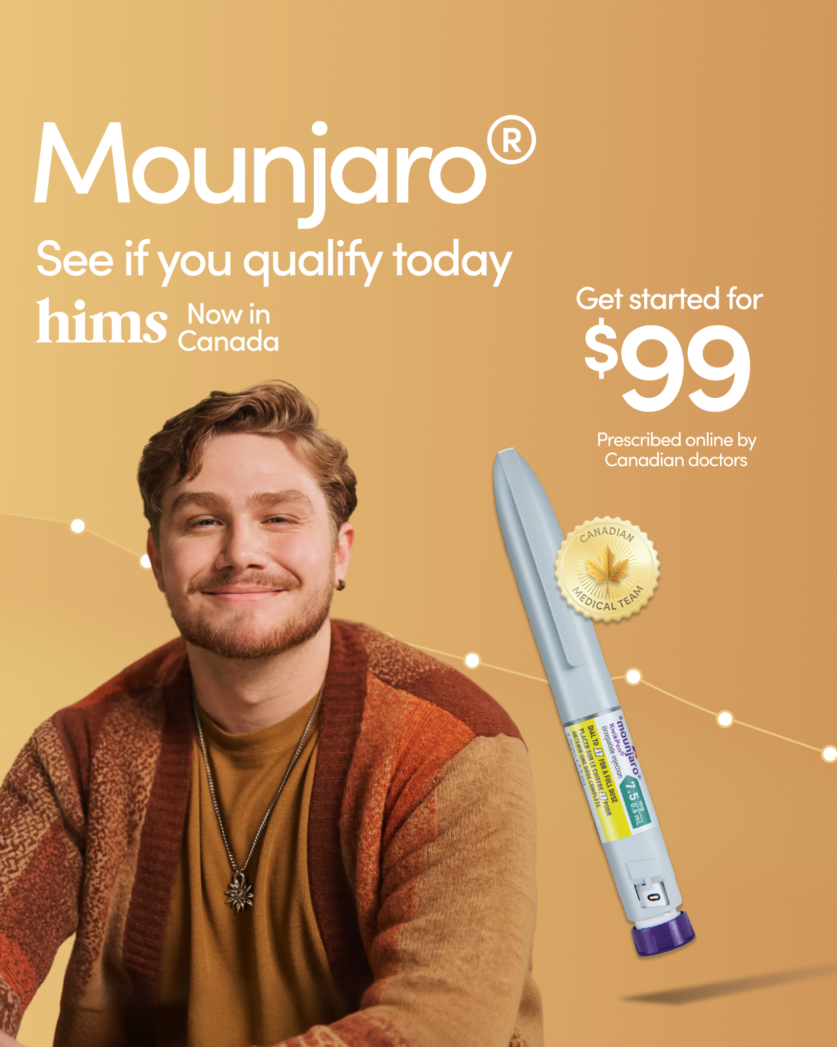 hims Facebook ad