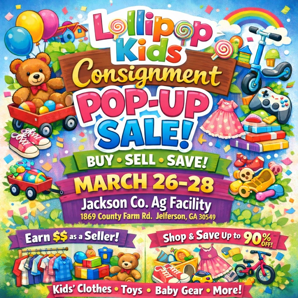 Lollipop Kids Consignment Sale Jefferson Facebook ad