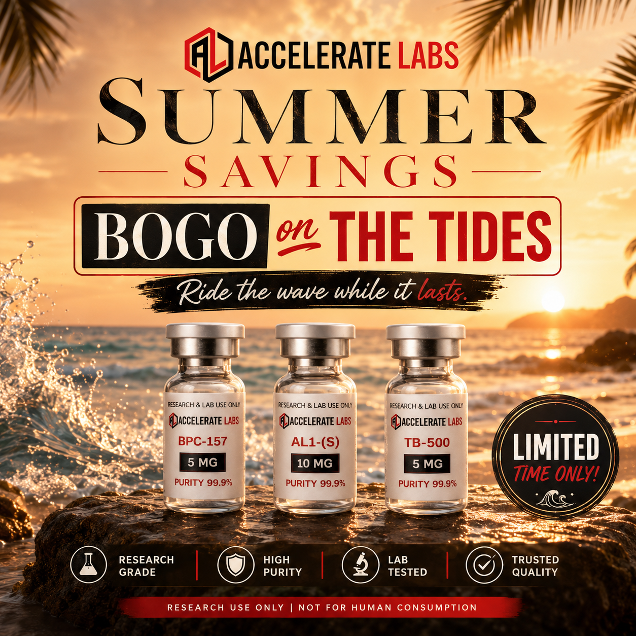 Accelerate-labs Facebook ad: Buy One, Get One Free Sitewide