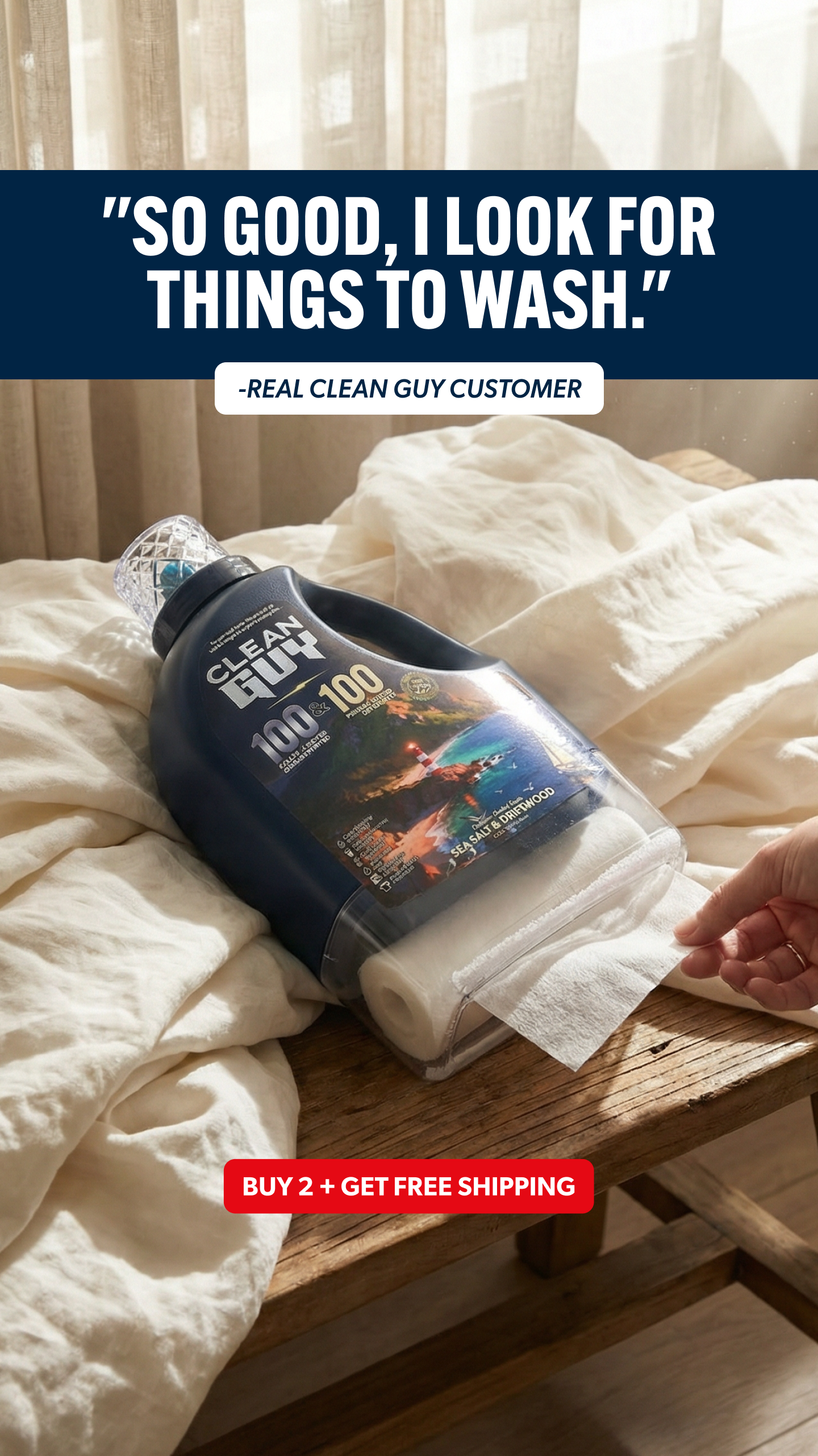 Clean Guy Facebook ad