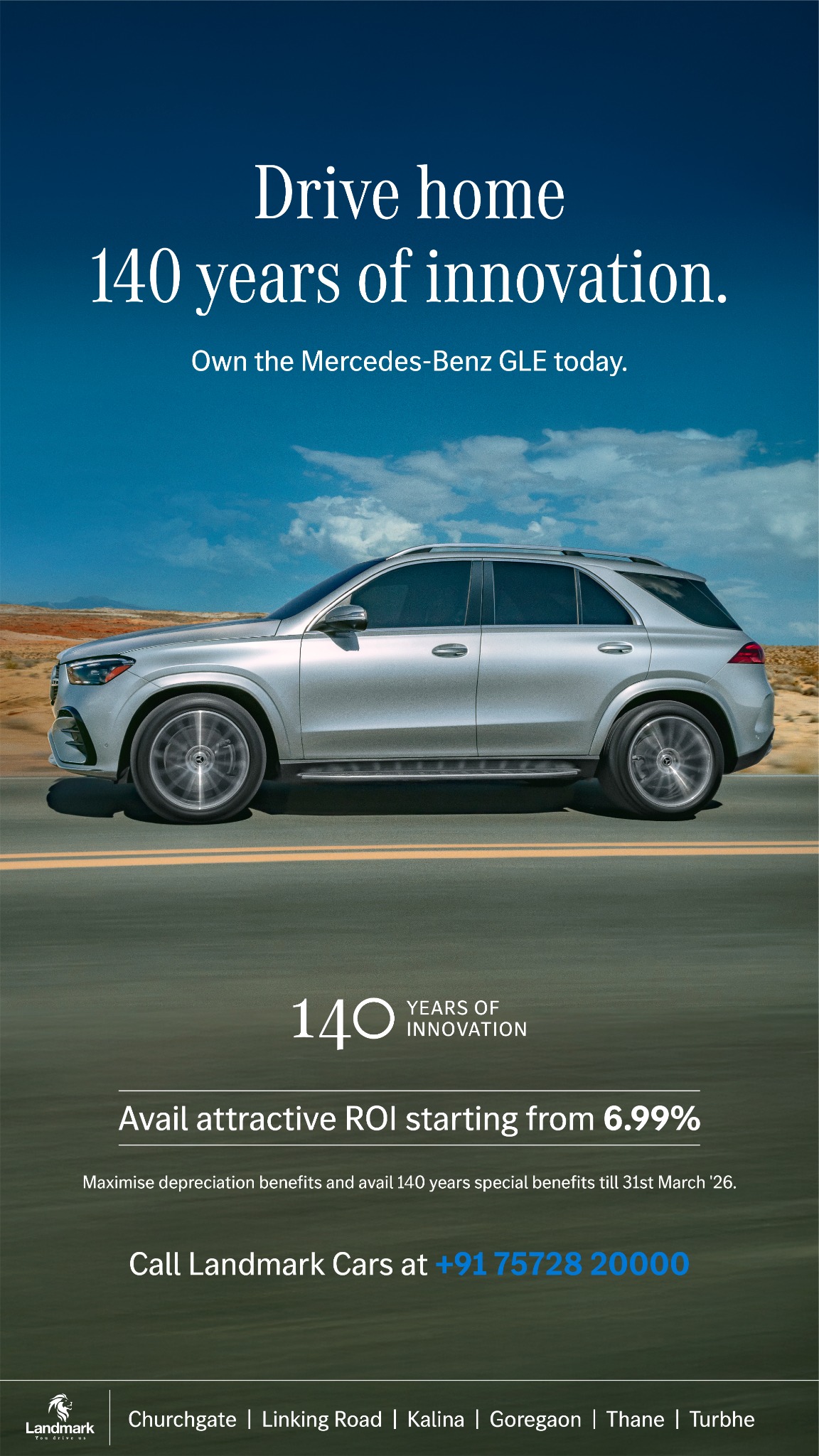 Mercedes-Benz Landmark Cars Mumbai Facebook ad