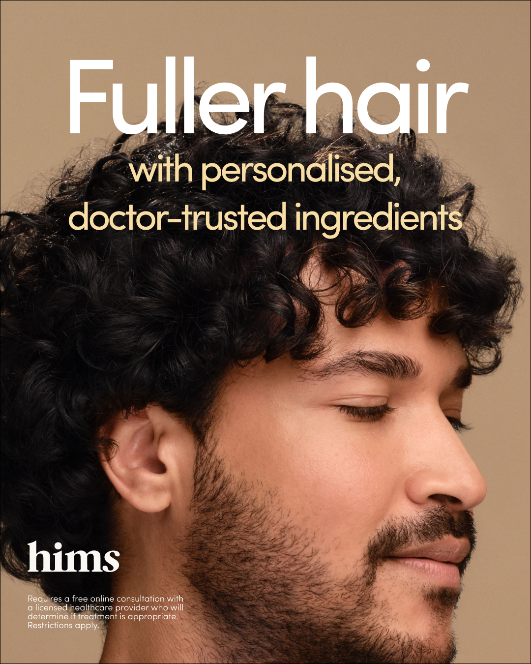 hims Facebook ad