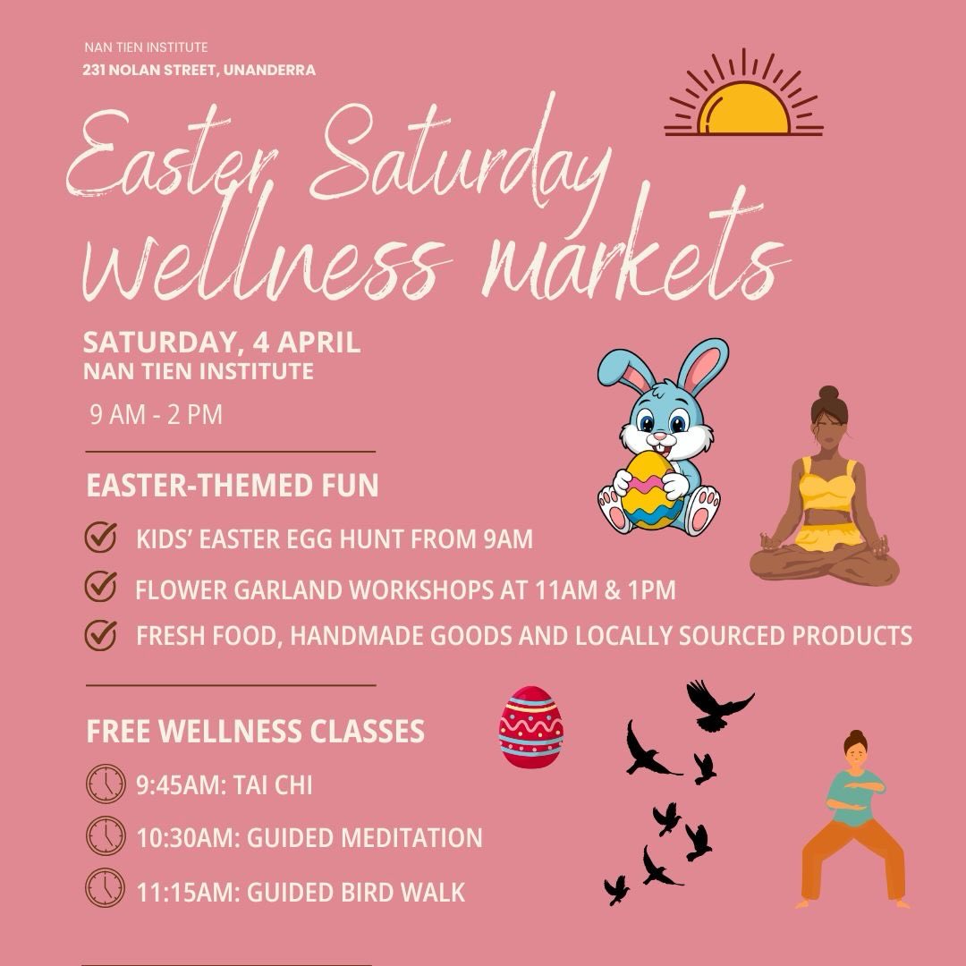 Nan Tien Market Facebook ad: Looking for a beautiful way to spend Easter…
