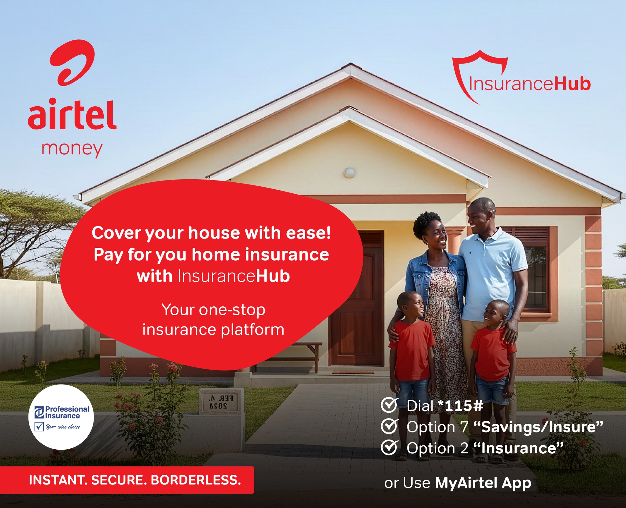 Airtel Money Zambia Facebook ad