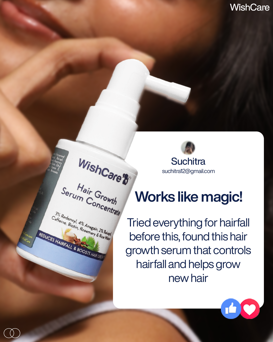 WishCare Facebook ad