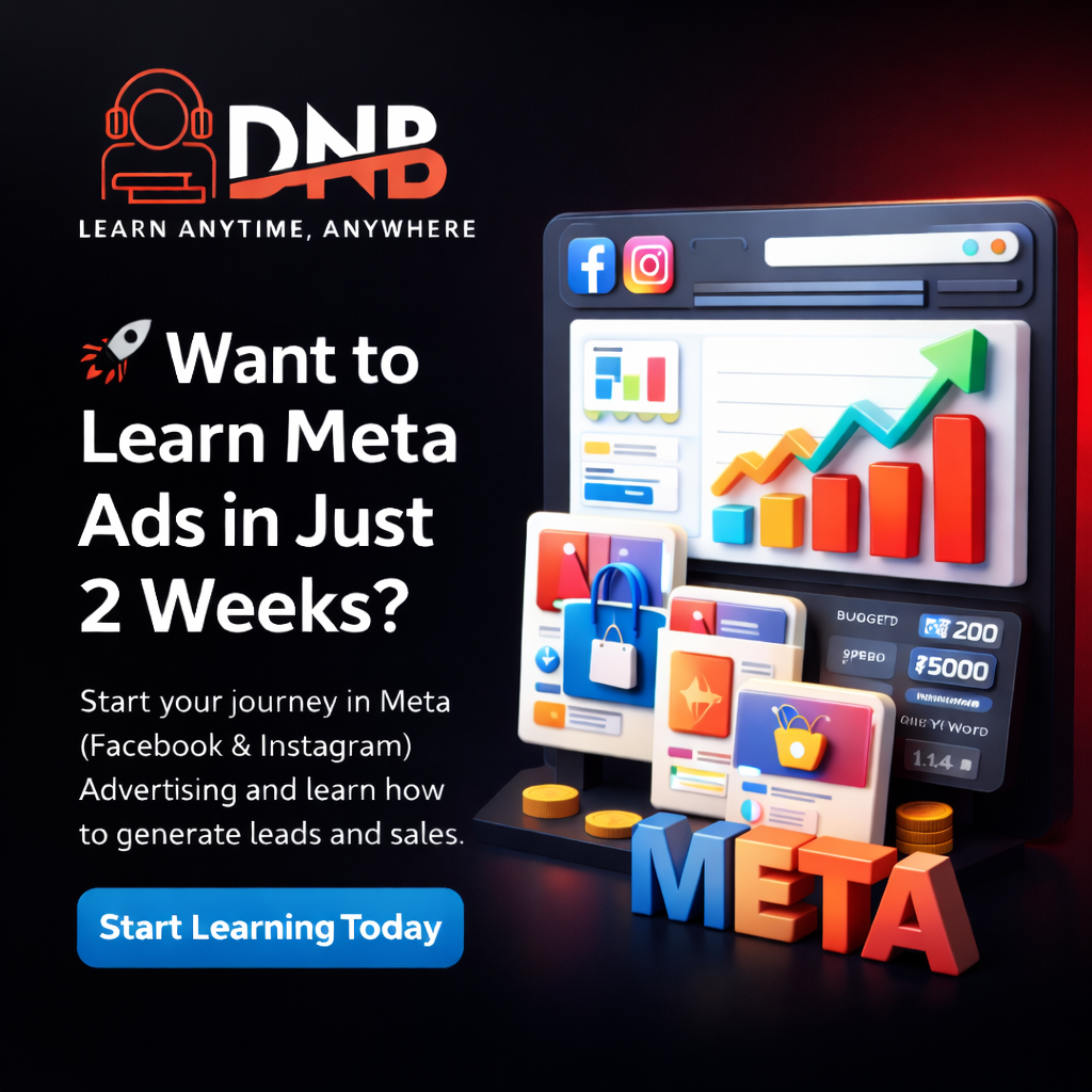 Digital Neeraj Bhatt Facebook ad: Meta Ads Course, Learn Online Live