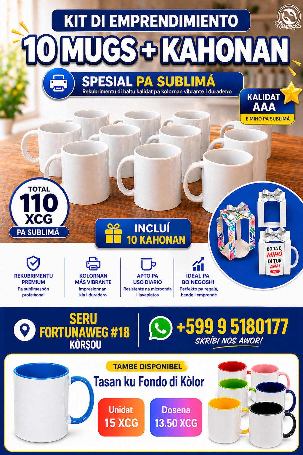 JosePrint Studio Facebook ad: ENTREPRENEUR KIT: 10 MUGS + BOXES