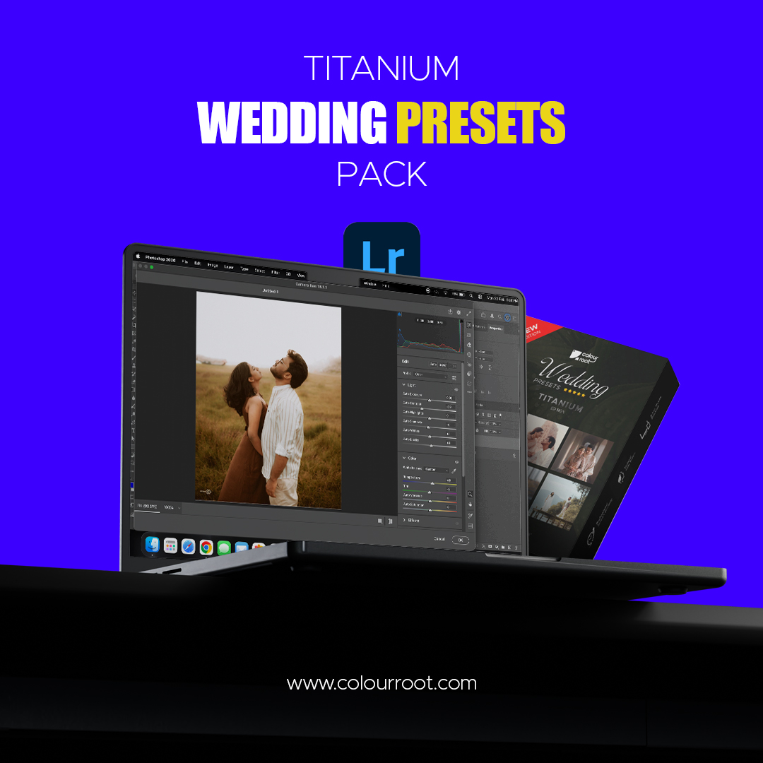 Colour Root Facebook ad: One-Click Wedding Edits No Lightroom Pro or Editing…