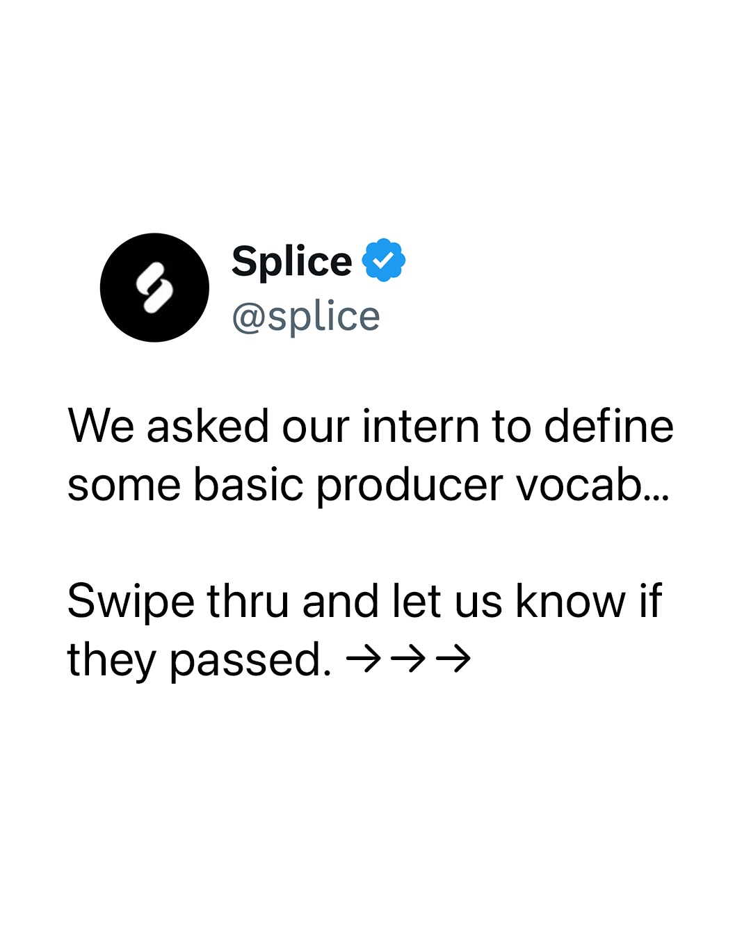 Splice Facebook ad