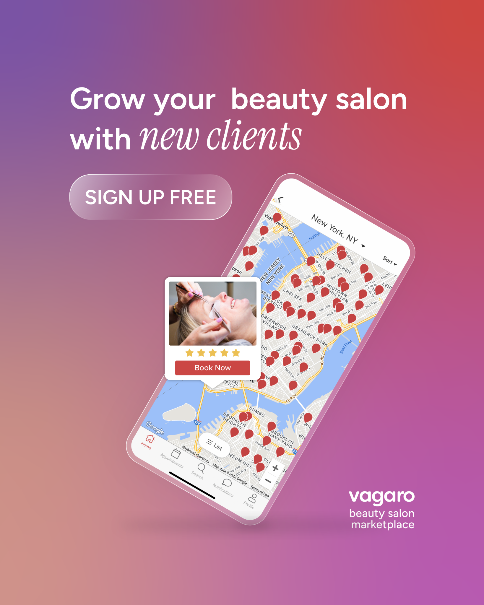 Vagaro Pro Facebook ad