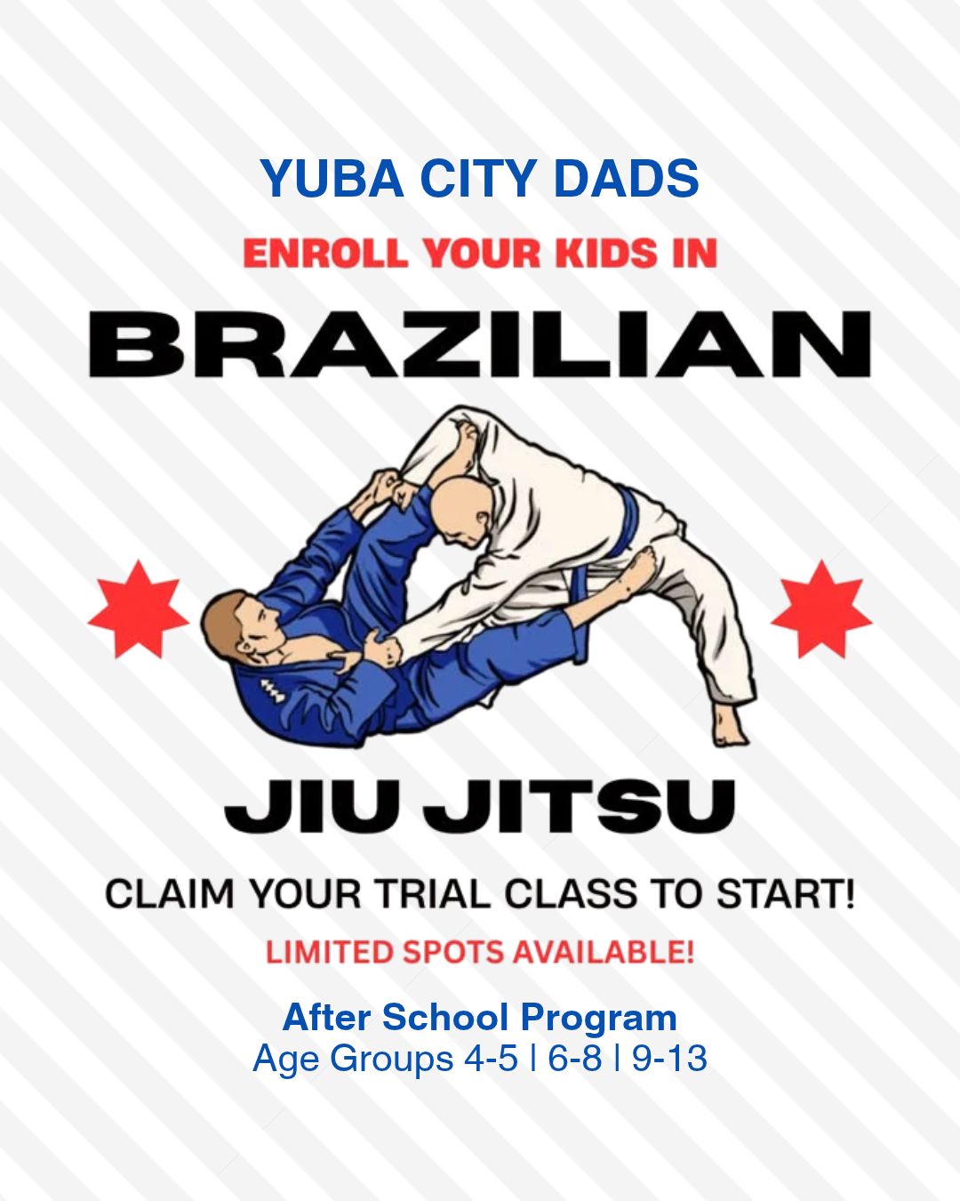 Norcal Fitness Co-op Youth Facebook ad: Free VIP Pass - Jiu Jitsu