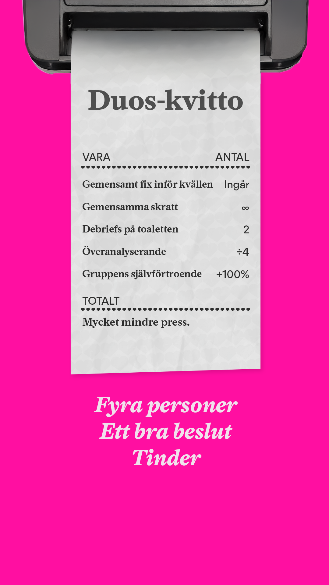 Tinder Facebook ad