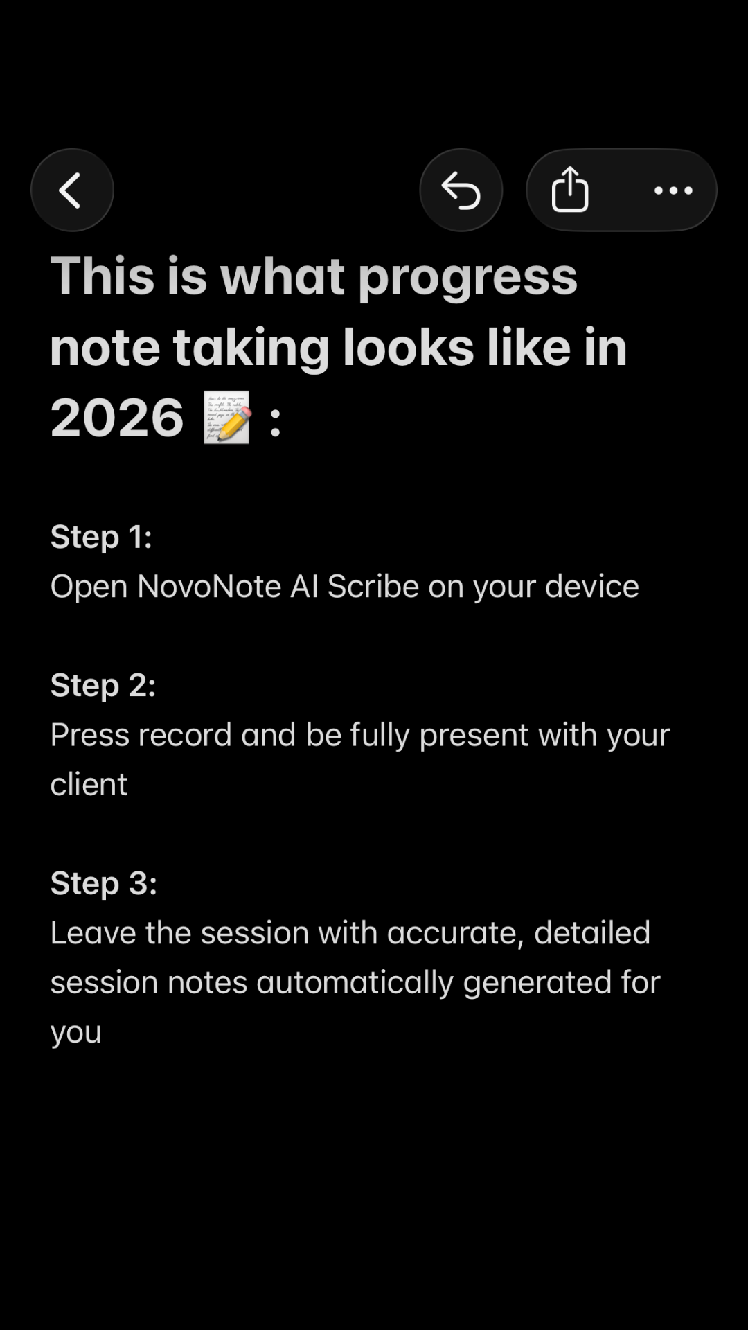 NovoPsych Facebook ad