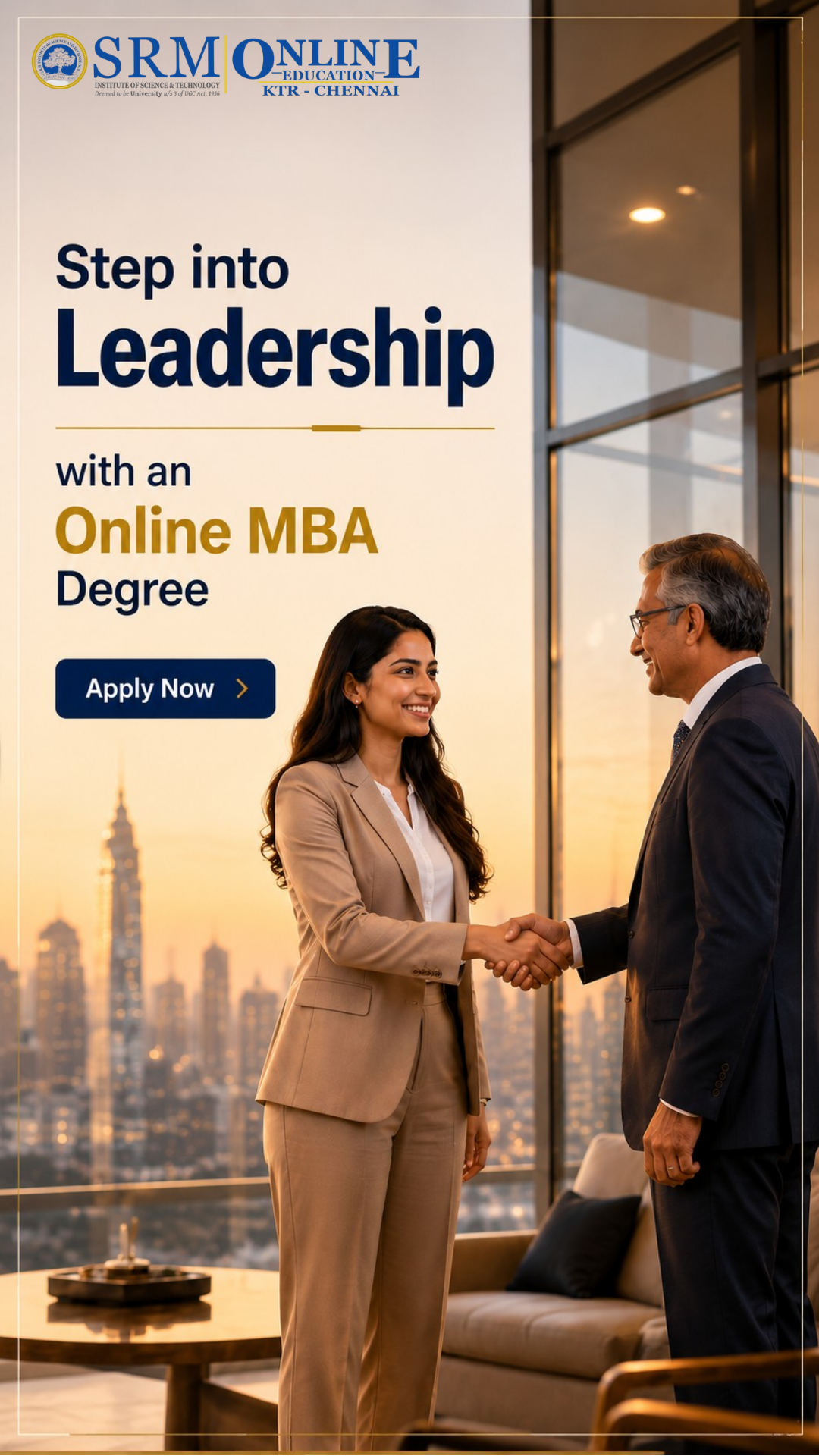 SRM Online Education Facebook ad