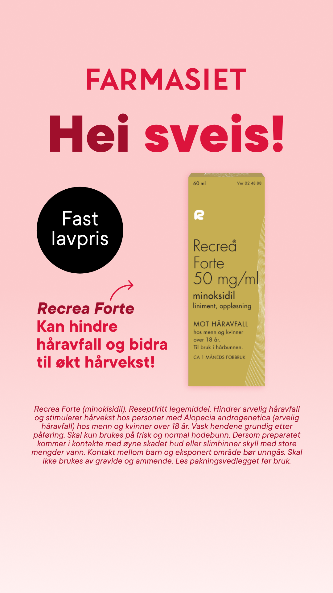 Farmasiet Facebook ad